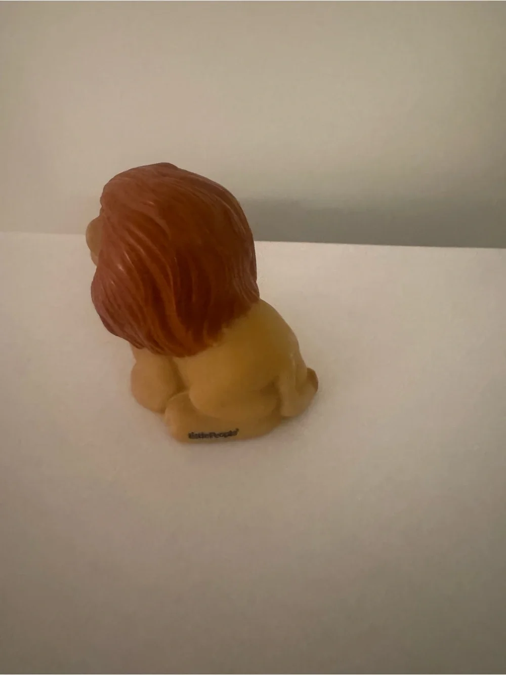 Brown and Orange Lion Figure Plush-Style Toy